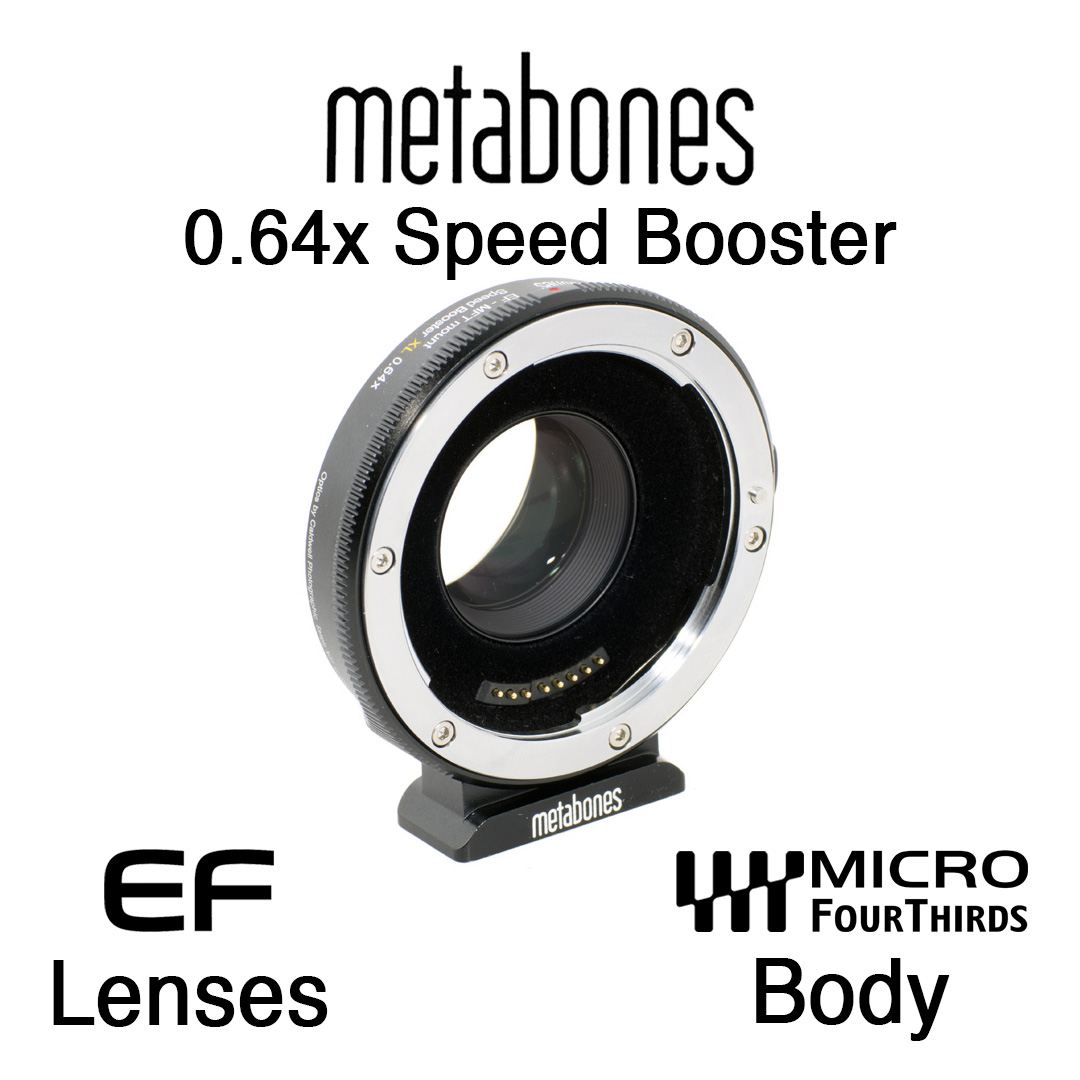 Metabones Speed Booster XL 0.64x Adapter for Full-Frame Canon EF-Mount Lens to Select Micro Four Thi
